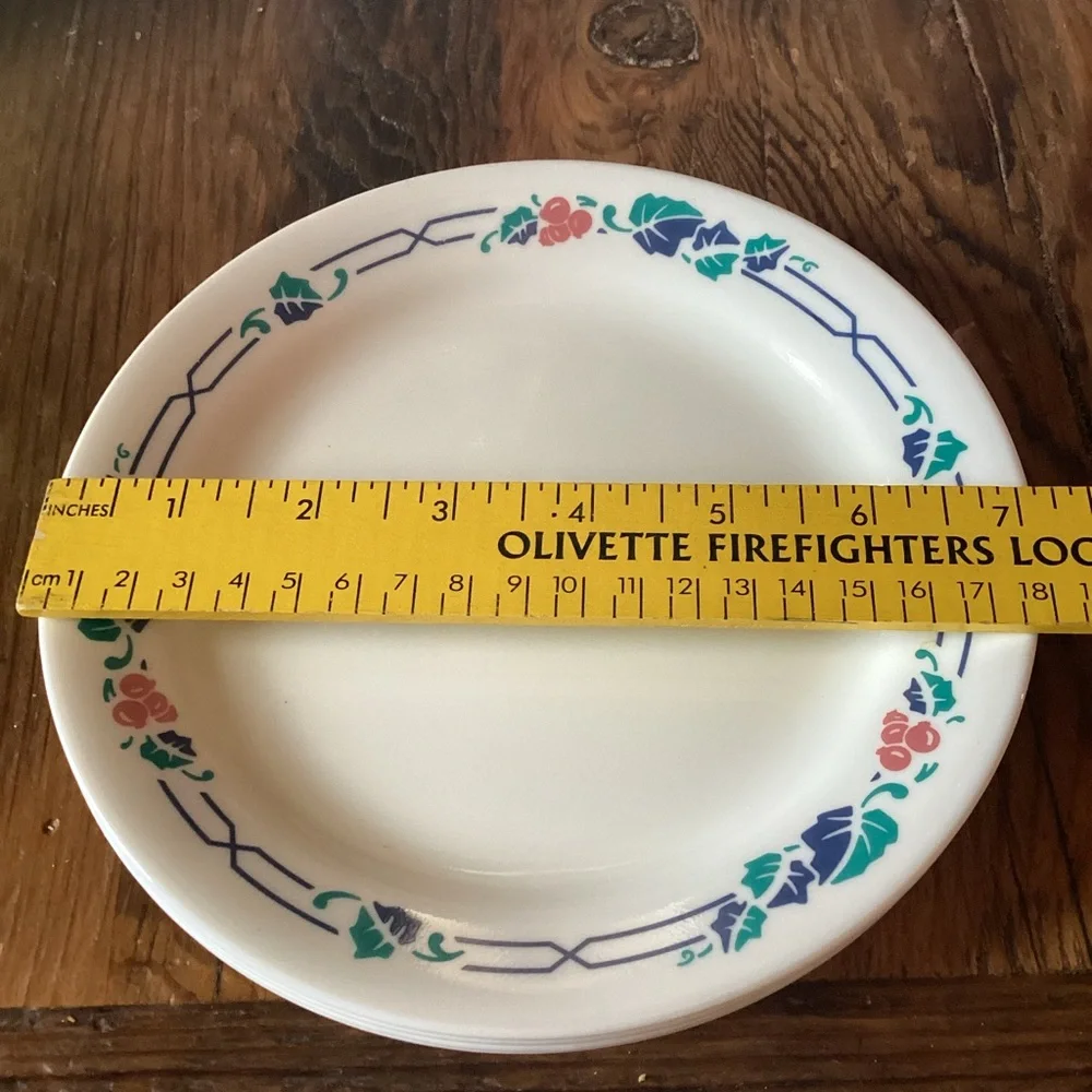 Corelle Intrigue Bread and Butter Plates - set of 4 - discontinued pattern